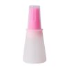 Silicone Flat-bottomed Barbecue Oil Bottle Brush BBQ Brushes - Green