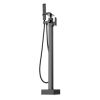 Freestanding Bathtub Faucet, Floor Mount, Freestanding Tub Filler, Shower Mixer Taps, Two Water Modes, 360Â° Swivel Spout