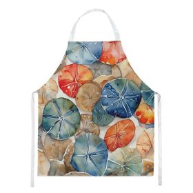Sand Dollars Apron Cooking Kitchen Server Baking Crafts Gardening for Adult Women Men, Unisex, Large, Multicolor (Default: Default)