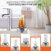 Glass Rinser, 10 Powerful Spraying Jets 360Â° Rotating Cup Rinser for Sink