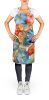 Sand Dollars Apron Cooking Kitchen Server Baking Crafts Gardening for Adult Women Men, Unisex, Large, Multicolor