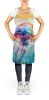 Jellyfish Apron Cooking Kitchen Server Baking Crafts Gardening for Adult Women Men, Unisex, Large, Multicolor